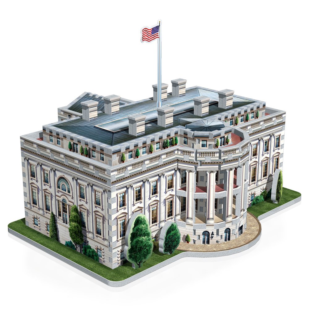 Wrebbit 3D The White House - 3D Jigsaw Puzzle (490 Pieces) (W3D-1007)