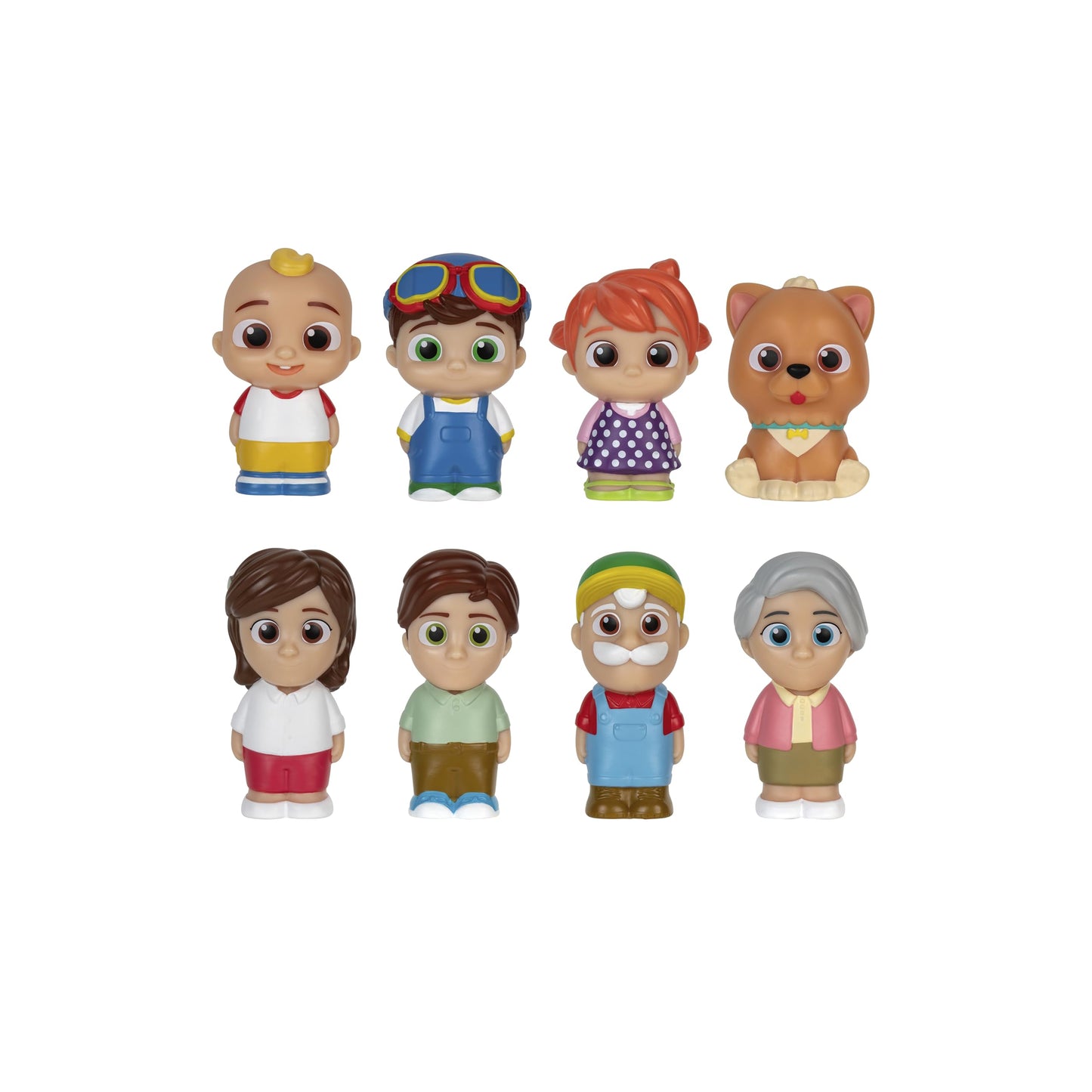 Cocomelon Wt0047 8 Figure Pack (Family), Multicolour