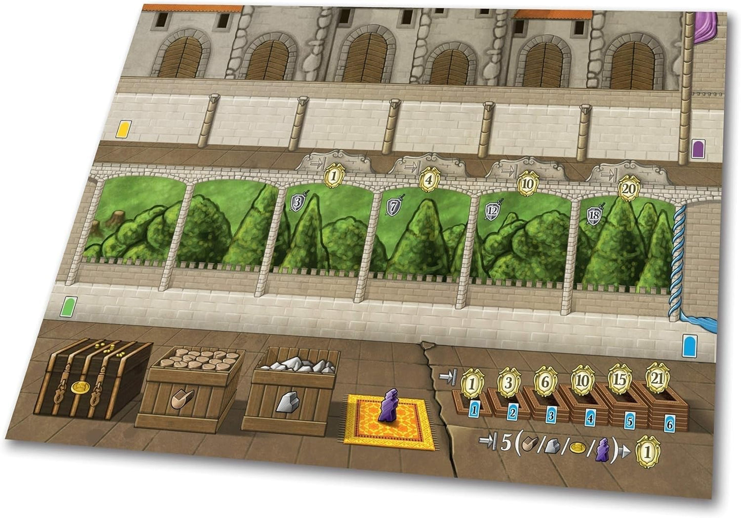 Cmon Lorenzo Il Magnifico: Houses Of Renaissance Expansion | Strategy Board Game For Teens And Adults| Ages 14 And Up | 2 To 5 P
