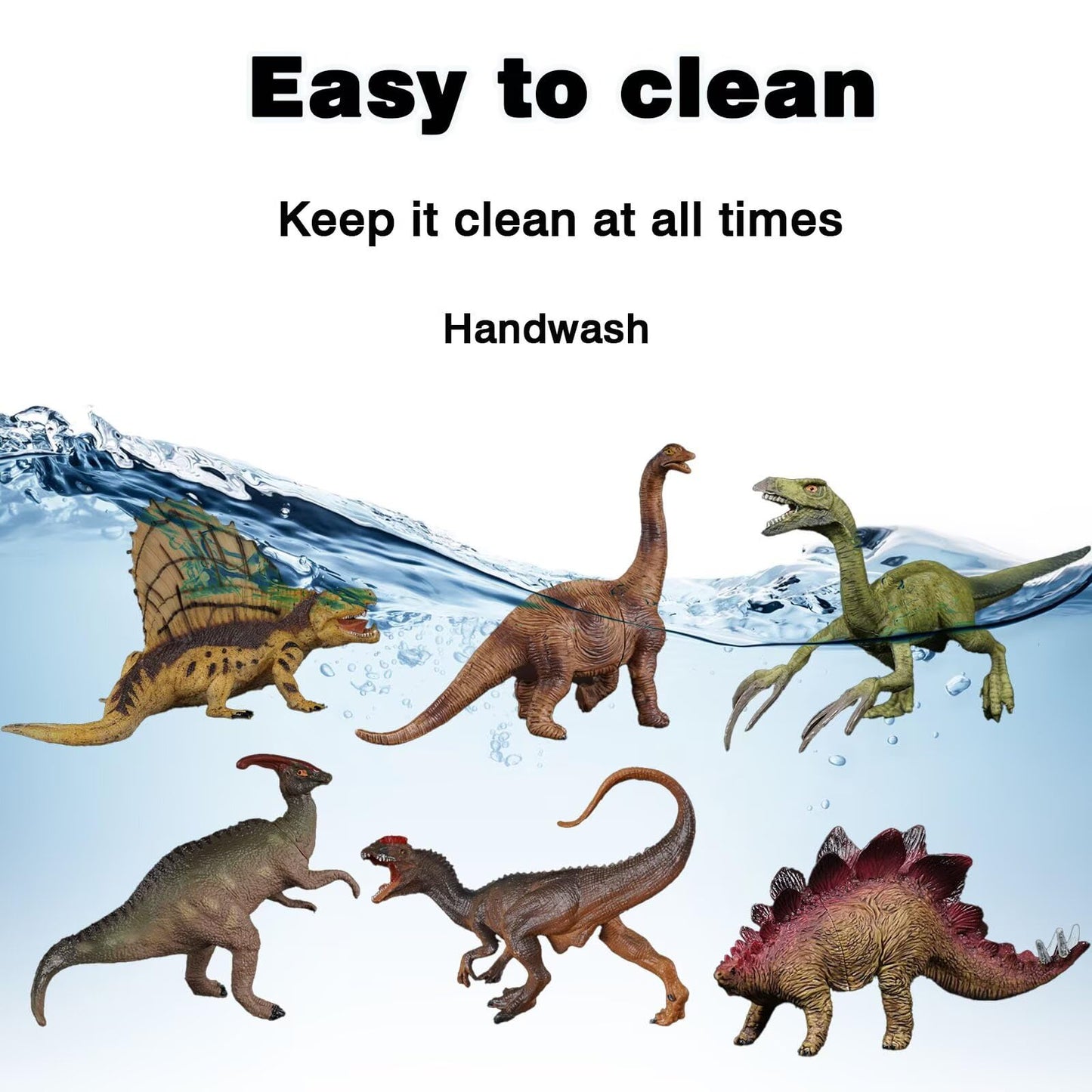 Pau1Hami1Ton Dinosaur Toys For Kids 3-5,6 Pack Realistic Toddler Dinosaur Toy Set,Educational Dinosaurs For Kids 3-5,Perfect Din