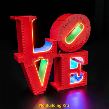 Brickbling Led Light Compatible With Lego Art Love Sculpture, Creative Lighting Kit Compatible With Lego 31214 - Gift Ideas For