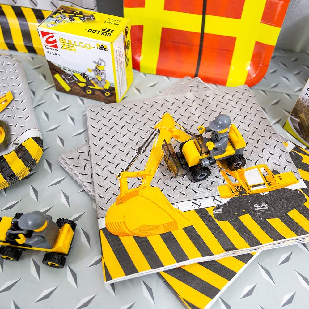 Construction Tablecovers (2), Construction Party Decorations, Construction Birthday