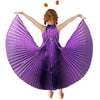 Angel Wings For Kids Children, Polyester Fairy Wings With Finger Loop, Worship Dance Wings, Dance Costume Props(Purple)