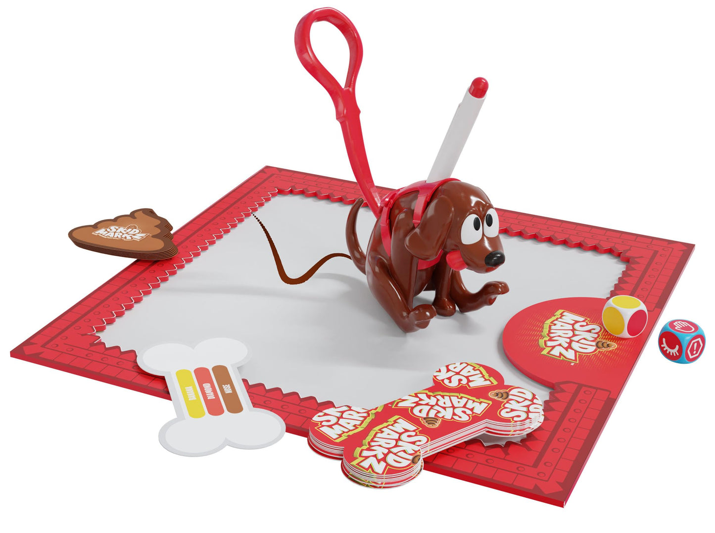 Skid Markz Game - The Scootin,' Dog-Doodlin' Drawing Game By Goliath