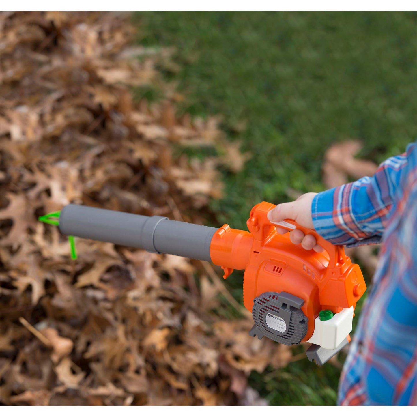 Husqvarna 589746401 125B Toy Plastic Blower, Grey/Orange