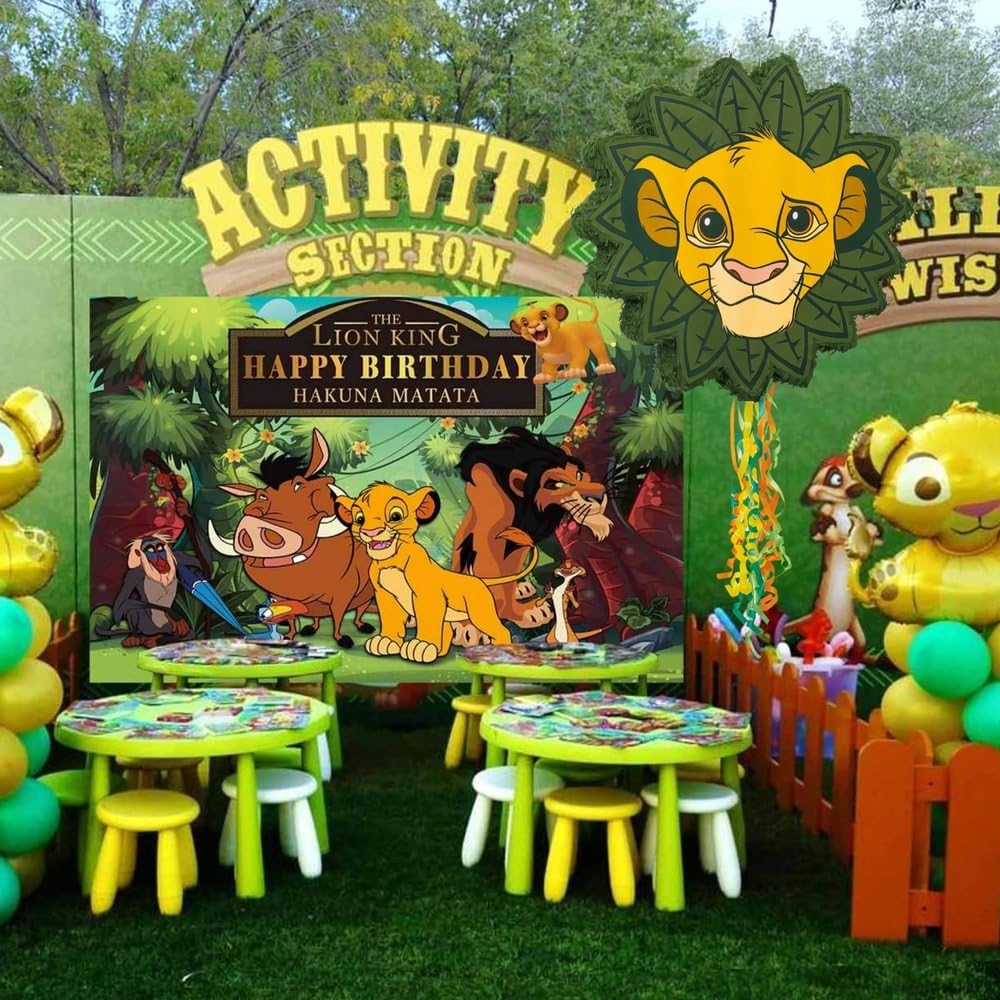 Disney Lion King Pull String Pinata - 7.5 X 11, 1 Pc