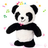 Easfan Talking Panda Repeats What You Say Electric Walking Singing Stuffed Animal Interactive Funny Plush Toy Musical Speaking Animated Toy Birthday For Kids Boys Girls, 8'