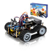 Acebott Smart Robot Tank Car Kit, 4Wd Remote Control Car Compatible With Arduino Ide, Electronic Programming Project/Stem Educat