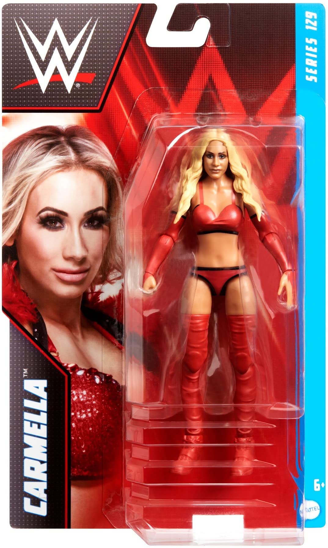 Wwe Carmella Basic Action Figure, Posable 6-Inch Collectible For Ages 6 Years Old & Up??