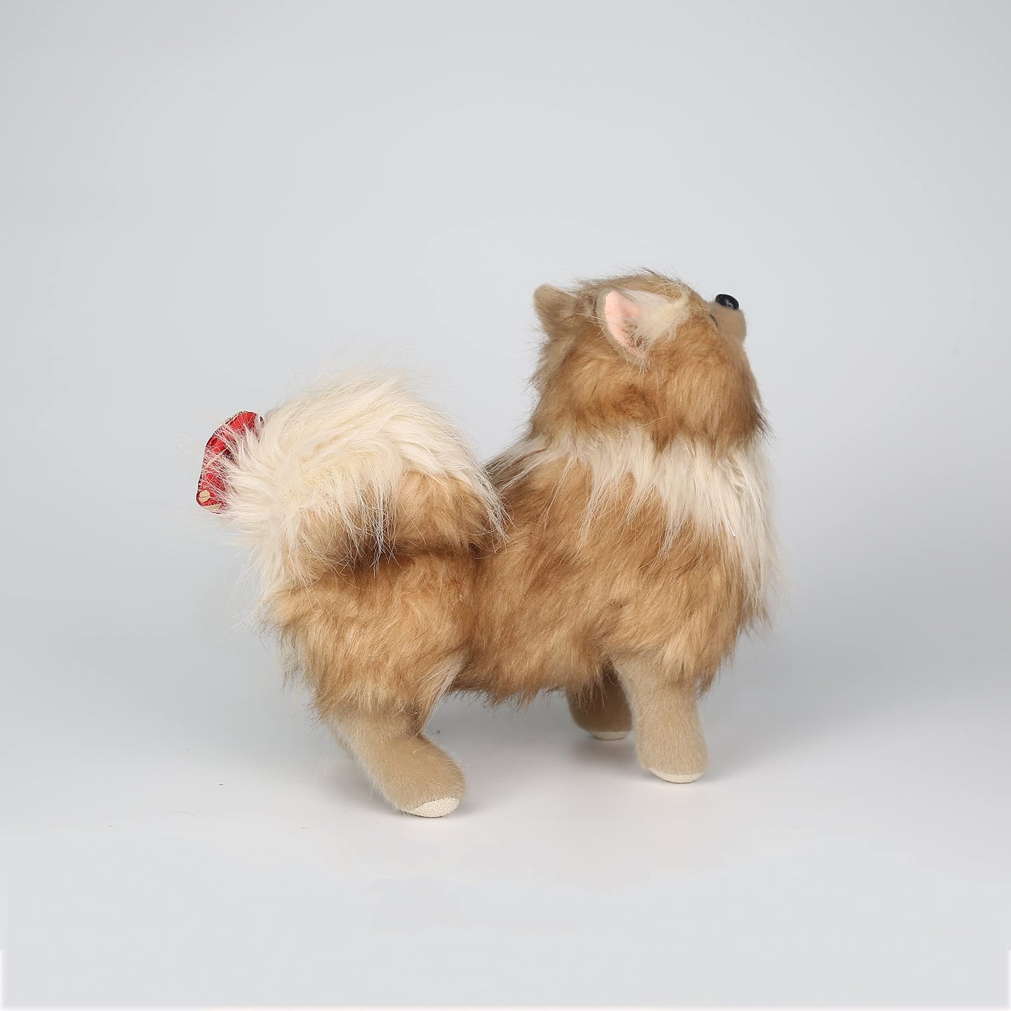 Cu-Mate 11.5 Inch- Pomeranian Puppy Toys Dog -Plush Stuffed Animal Realistic Dog Plush Toy Pet Present Gift