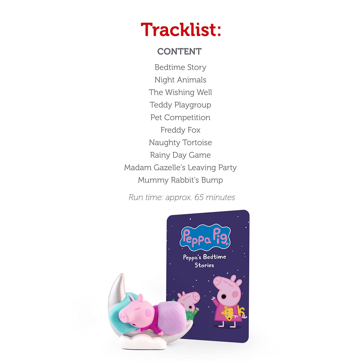 Tonies Peppa'S Bedtime Stories Audio Toy Figurine From Peppa Pig