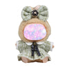 17cm Doll Clothes Set (No Doll), 3 Pieces Dress Outfit Set for 6.7inch Doll Suit, Luxury Chic Hat & Clothes Accessories for 1st/