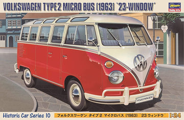 Hasegawa 1/24 Volkswagen Micro Bus Model HSGS2121 - Plastic, 成型色