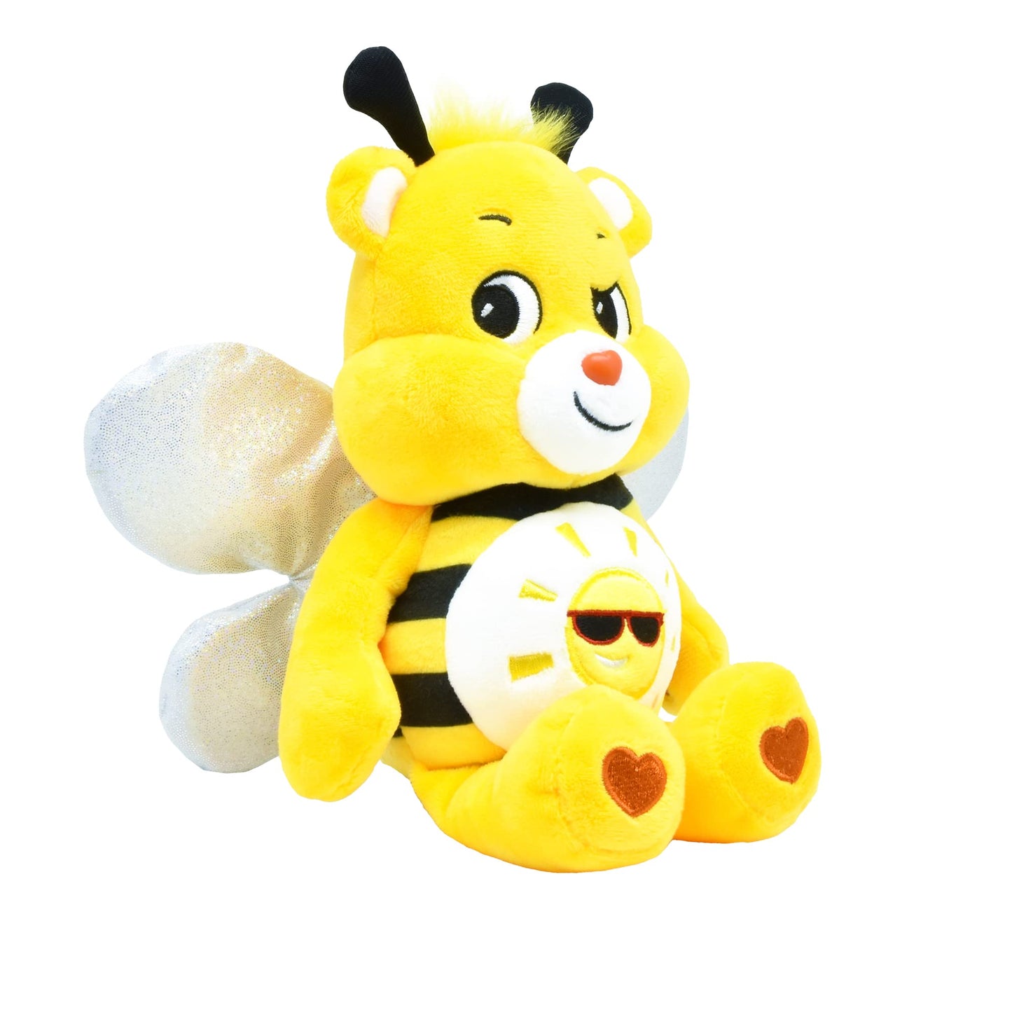 Care Bears Spring Theme Bee Funshine Bear Fun-Size Plush - Perfect Stuffed Animal Holiday, Birthday Gift, Super Soft And Cuddly – Good For Girls And Boys, Employees, Collectors, Ages 4+