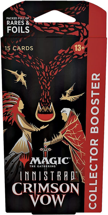Magic The Gathering Innistrad: Crimson Vow Collector Booster - 15 Magic Cards, Model C90680000, Paper Material