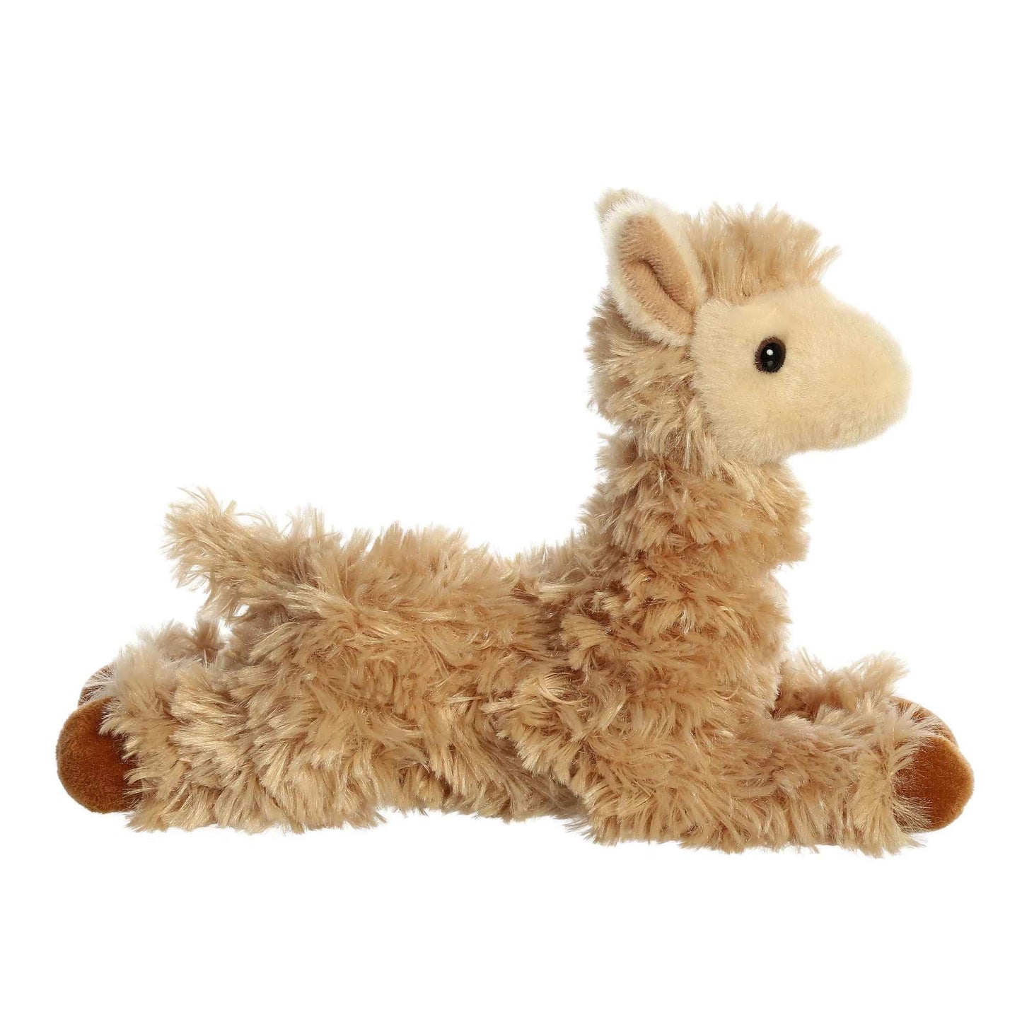Aurora® Mini Flopsie™ Louis Llama™ Stuffed Animal, Brown, 8 Inches - Adorable Plush Toy for Kids and Collectors