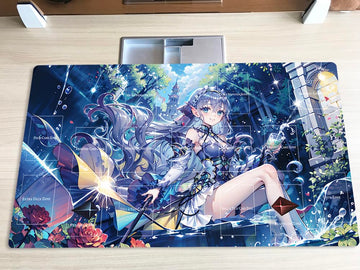 New Mlikemat Playmat Tearlaments Kitkallos Tcg Ccg Ocg Trading Card Game Mat With Zones + Free Bag (Zd014-621-A)