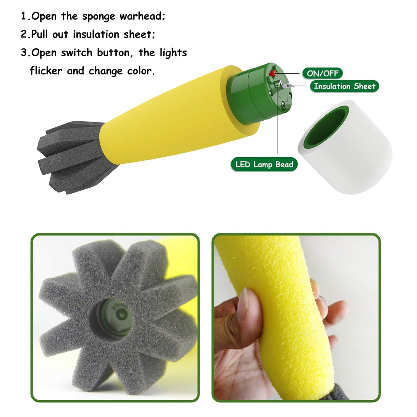 Abcaptain Mortar Launcher Military Blaster Toys Playset Soft Foam Rockets Missile Shooting Game For Kids Boys Girls & Adults