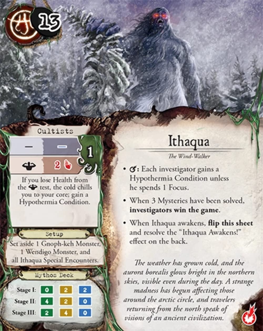 Fantasy Flight Games Eldritch Horror Mountains of Madness Expansion | Cooperative Board Game for 1-8 Players | Ages 14+ | Avg. Playtime 2-4 Hrs