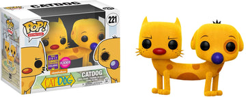 Funko Pop Vinyl Figure 221 Flocked Catdog - SDCC Summer Convention Exclusive, Multicolor Collectible