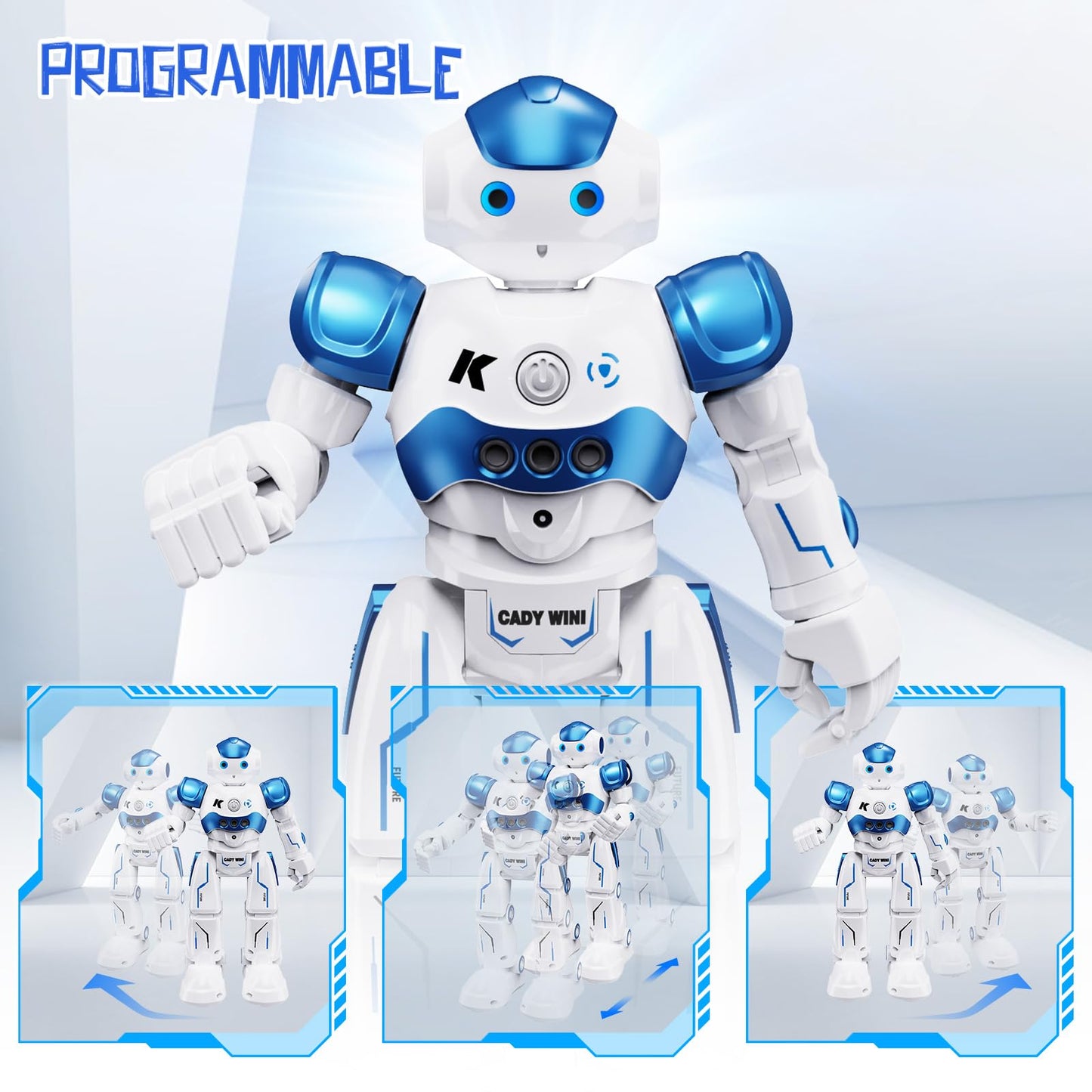 SGILE RC Robot Toys for Kids, Gesture Sensing Programmable Rechargeable Remote Control Robot for Age 3 4 5 6 7 8 12 Year Old Boy