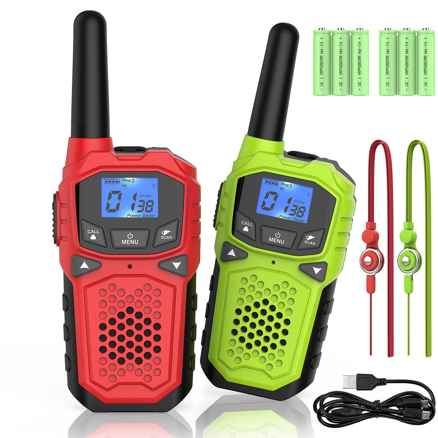 Walkie Talkies For Adults- Woktok Long Range Two Way Radio For Camping Hiking Hand Held Hiking Accessories Camping Gear Xmas Bir