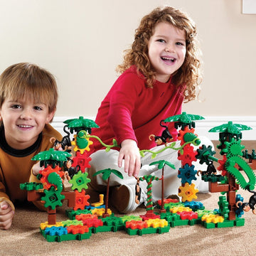 Learning Resources Gears! Gears! Gears! Movin' Monkeys Building Play Set 103 Pieces