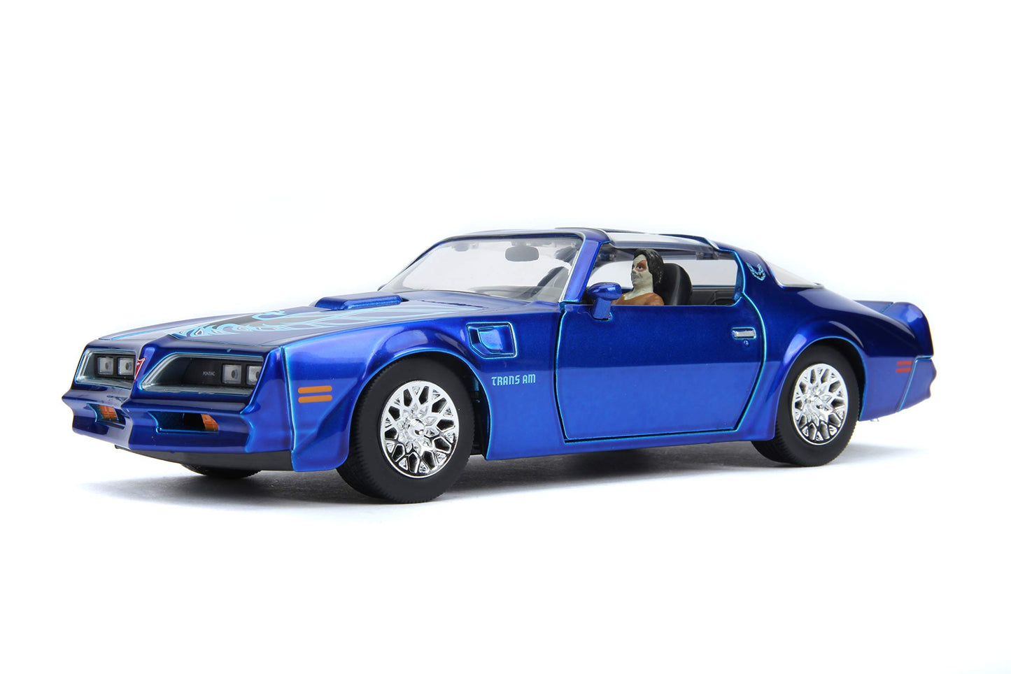 Jada Toys Hollywood Rides It Chapter Two Pennywise & Henry Bower'S Pontiac Firebird, 1: 24 Blue Die-Cast Vehicle With 2.75'' Die