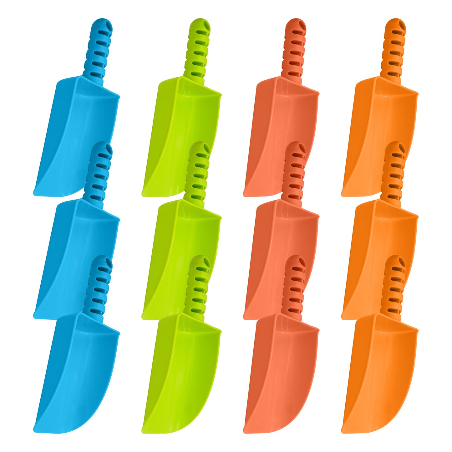 12 Pack Sand Shovel for Kids Bulk, Heavy Duty Plastic Sandbox Shovels - Great for Planting, Party Favors, Group Acitivity, Toddl