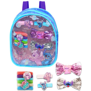 Stitch Cosmetic Set for Girls ~ Lilo and Stitch Dress Up Party Supplies with Stitch Makeup, Shoulder Bag, Stickers and More | St