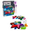 The genius Star - Toy of The Year Award Winning Family Board game 165,888 Possible Puzzles by Filling in colored Shapes with Blo