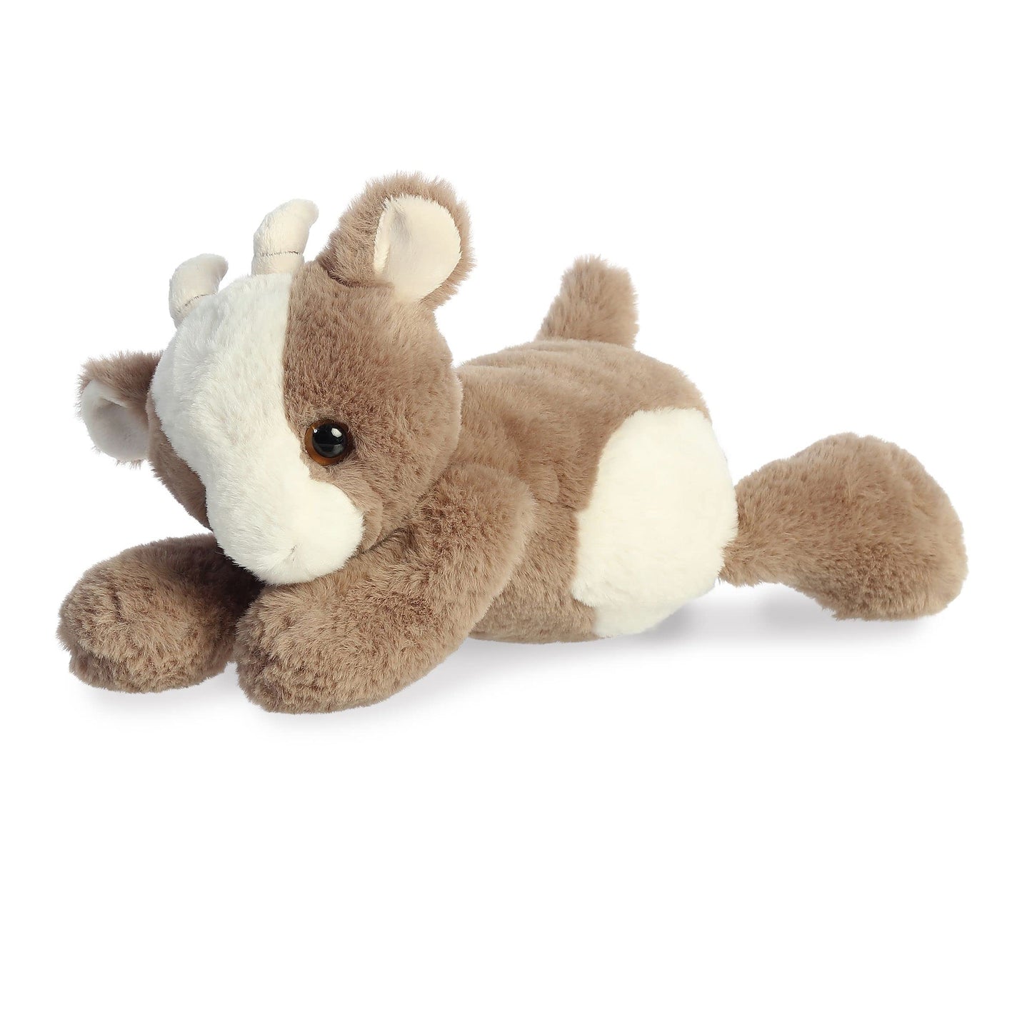 Aurora® Adorable Flopsie™ Gemini Goat™ Stuffed Animal - Playful Ease - Timeless Companions - Gray 12 Inches