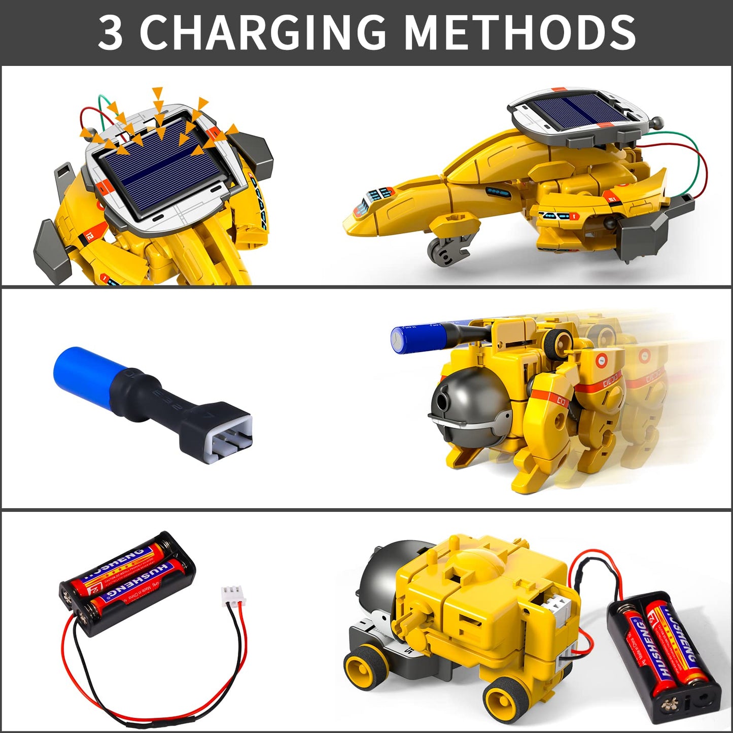 Lucky Doug Stem Projects For Kids Ages 8-12 12-16,6-In-1 Building Science Stem Kits For Boys Kids, Solar Robot Kit Space Toys Birthday Gifts For 8 9 10 11 12 13 14 15 16 Year Old Boys Girls Teens