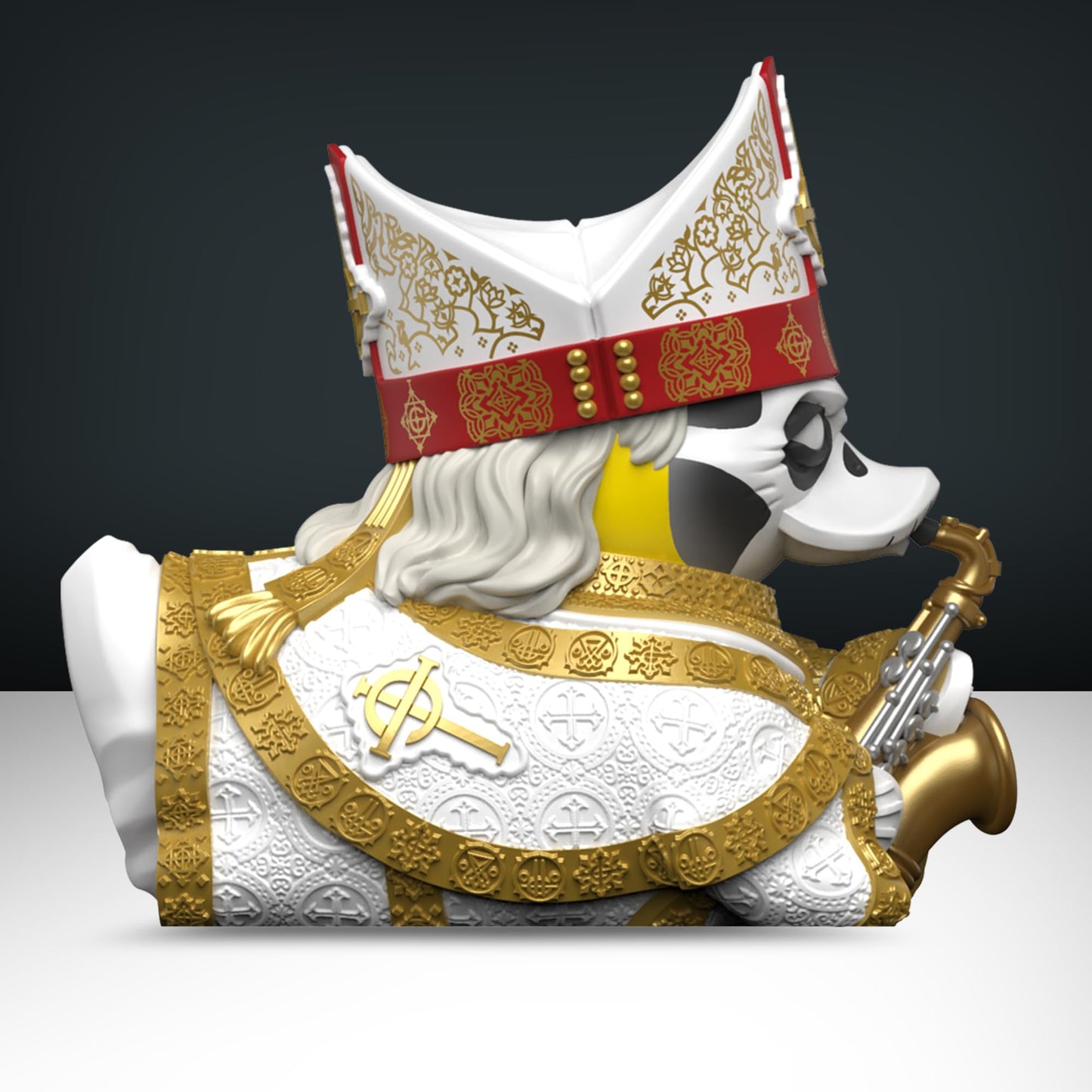 TUBBZ Ghost Papa Nihil Cosplaying Rubber Duck Vinyl Figure - Boxed Edition, PVC Material, NS5361 Model, Unique Collectible