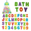 Bath Toys Organizer + 36 Soft Foam Abc 123 Letters & Numbers Bathroom Alphabet Baby Toys For Early Learning Foam Letters And Qui