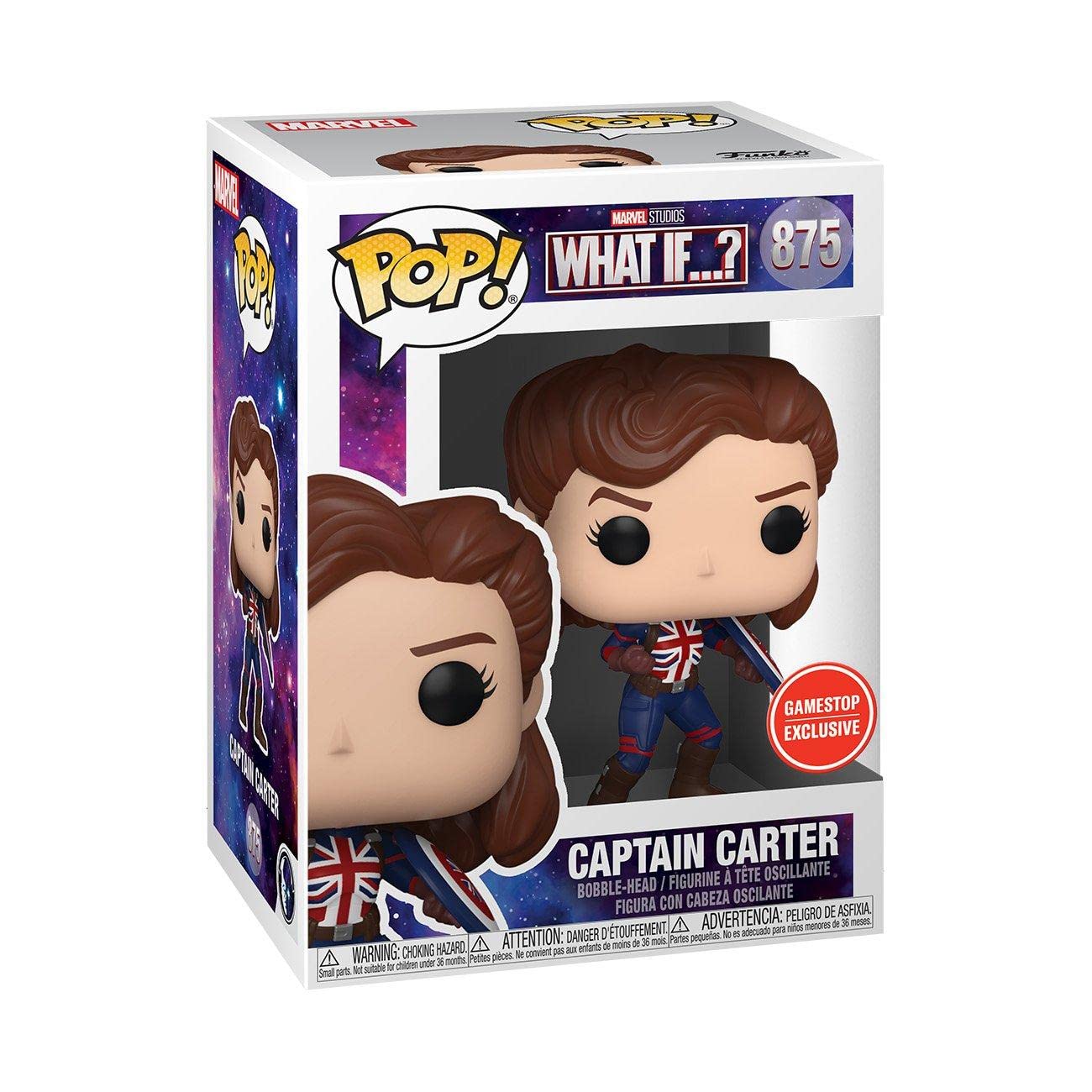 Funko Pop! Marvel: What If...? Captain Carter - Gamestop Exclusive