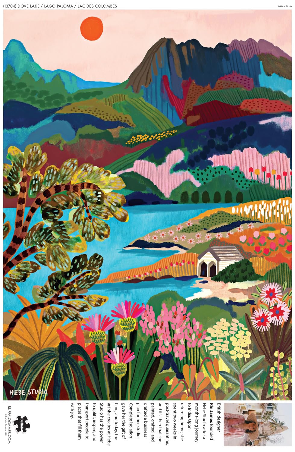 Buffalo Games Dove Lake 1000 Piece Jigsaw Puzzle - Large Multicolor Paper Puzzle for Adults - Model 13704