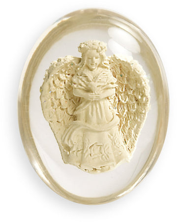 Angel Star 8719 Peace Angel Worry Stone, 1-1/2', Cream