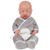 Vollence 18 Inch Sleeping Full Silicone Baby Doll,Not Vinyl Dolls,Eye Closed Newborn Silicone Baby That Look Real, Realistic Lif