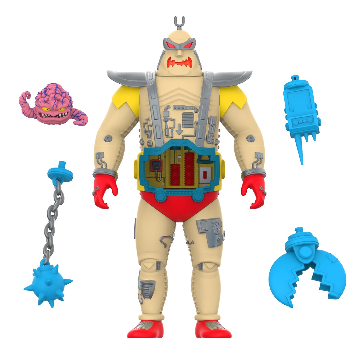 Super7 Super Cyborg Teenage Mutant Ninja Turtles Ninja Krang Android - 11' Tmnt Action Figure Classic Cartoon Collectibles And Retro Toys