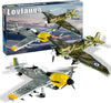 Lovlaugh Spitfire & Bf-109 Military Plane Building Blocks Set - 997 Pcs - Detailed Wwii Fighter Aircraft Models For Adults And K