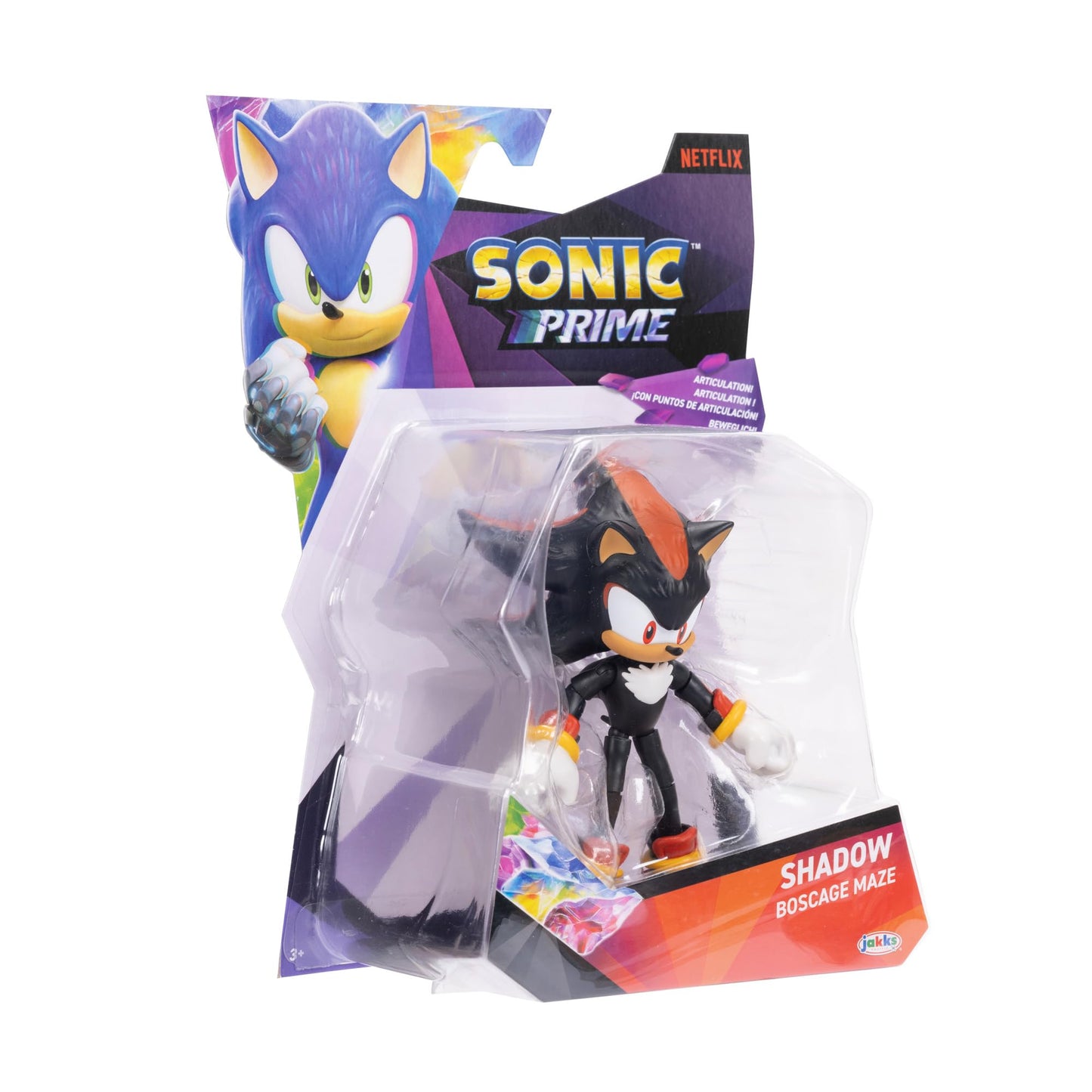 Sonic Prime 5' Articulated Action Figure - Shadow Green Hill Zone