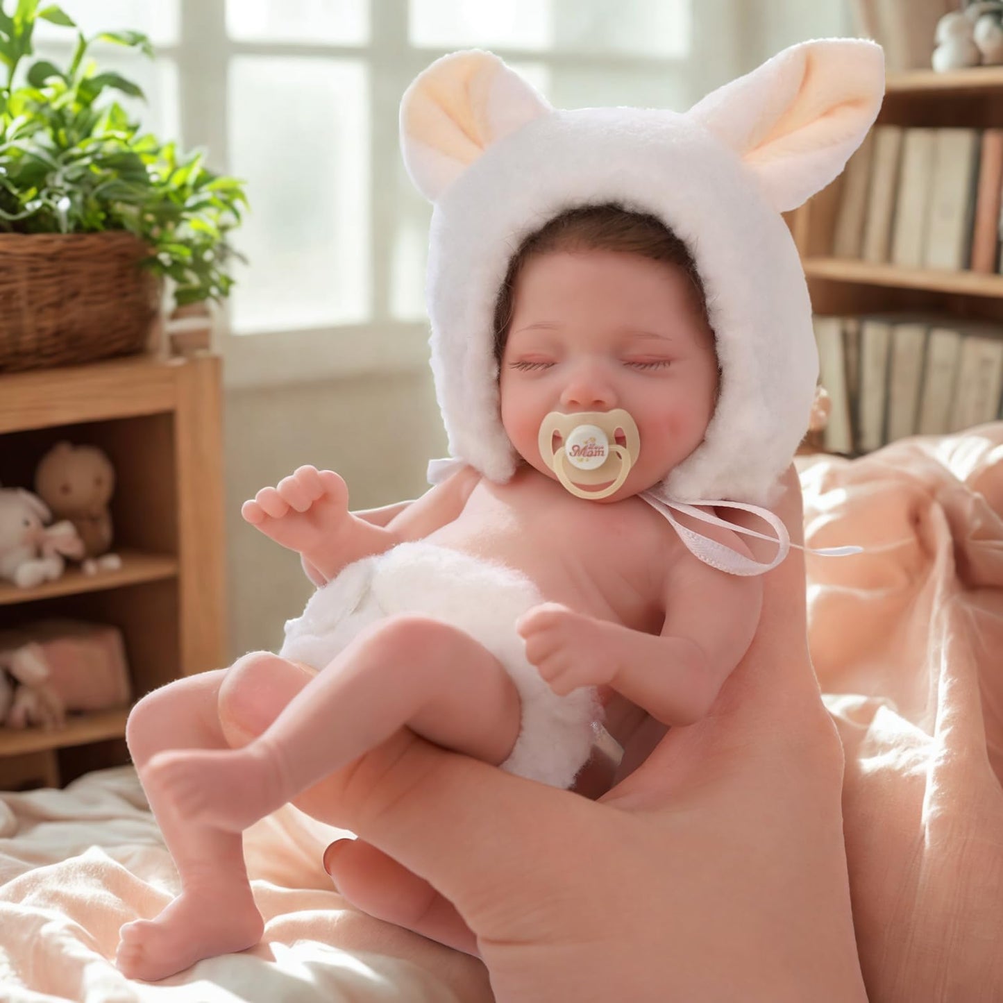 Babeside Miniature Reborn Baby Dolls Silicone Full Body - 6-Inch Soft Body Mini Realistic-Newborn Baby Dolls With Real Life Tiny Baby Doll With Gifts Box For Kids 12+