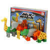 POPULAR PLAYTHINGS Magnetic Mix or Match Jungle Animals Toy Play Set - 16 Standard Size Pieces for Creative Play and Learning