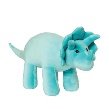Manhattan Toy Spike Velveteen Triceratops Dinosaur Stuffed Animal, 9.5''
