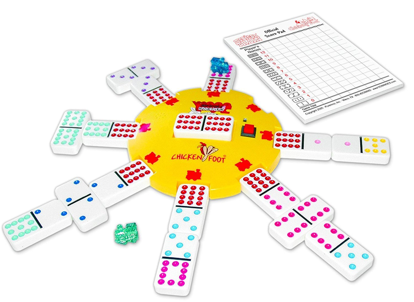 Puremco Mexican Train & Chickenfoot Combo,Yellow