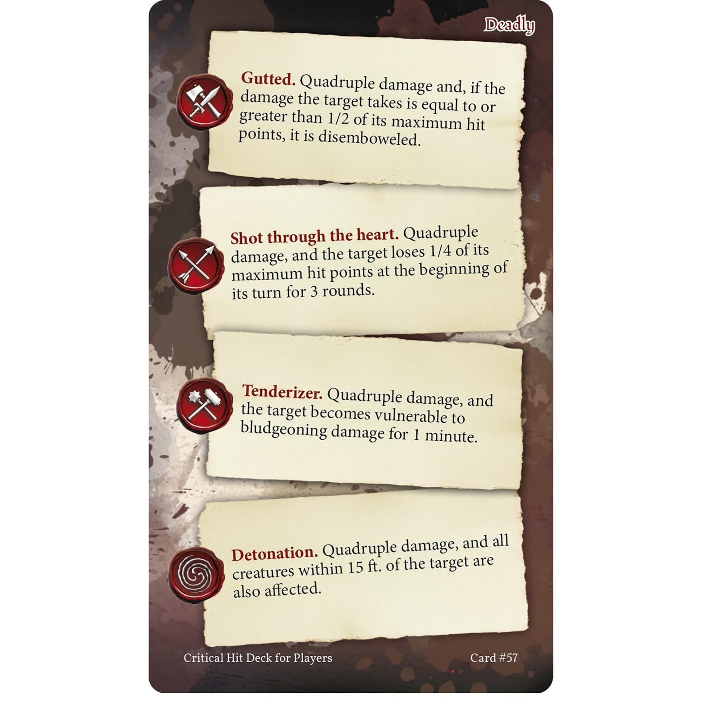 Nord Games: Critical Rolls: Boxed Set - 5e RPG Storytelling Cards, 300 Tarot Sized Cards, Tabletop Roleplaying Game, 5e D&D Comp