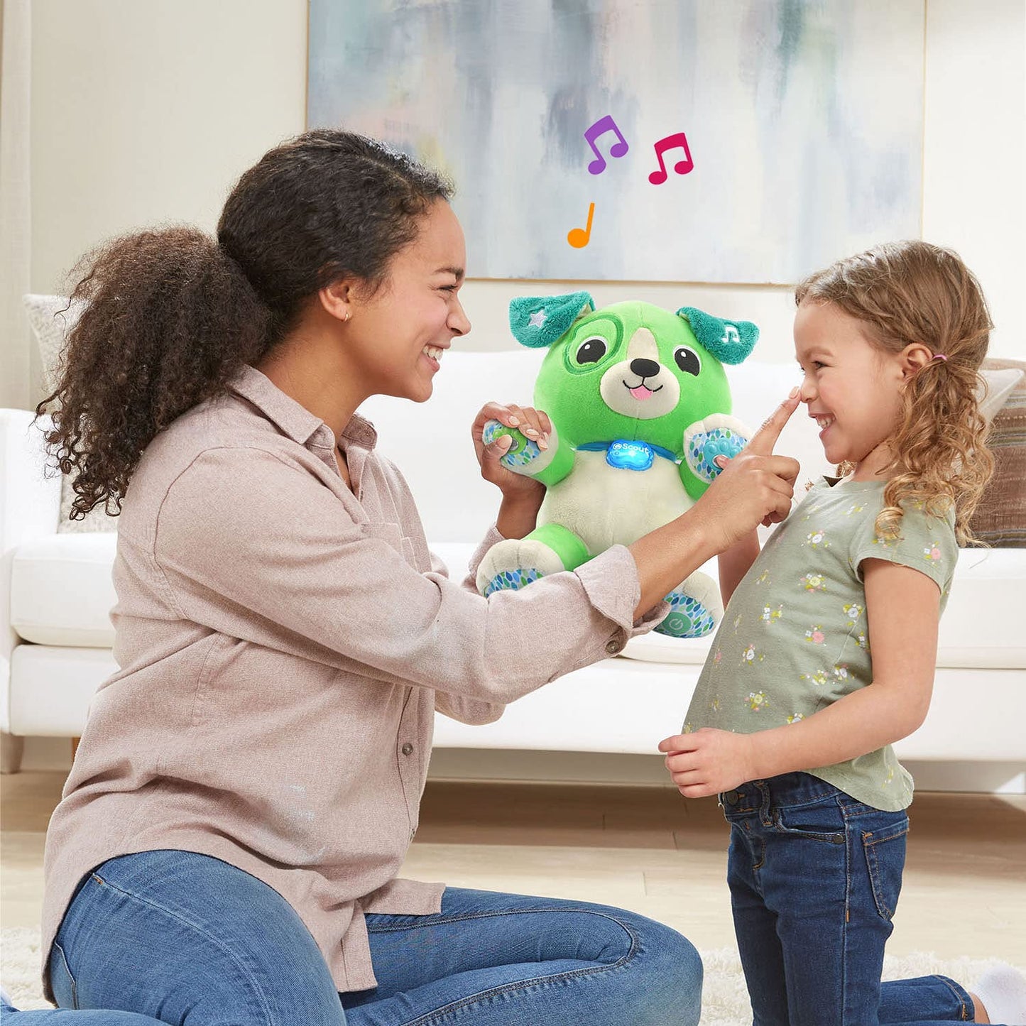 LeapFrog My Pal Scout Plush Toy - Interactive Learning Buddy, Model 80-615000, Color: Scout