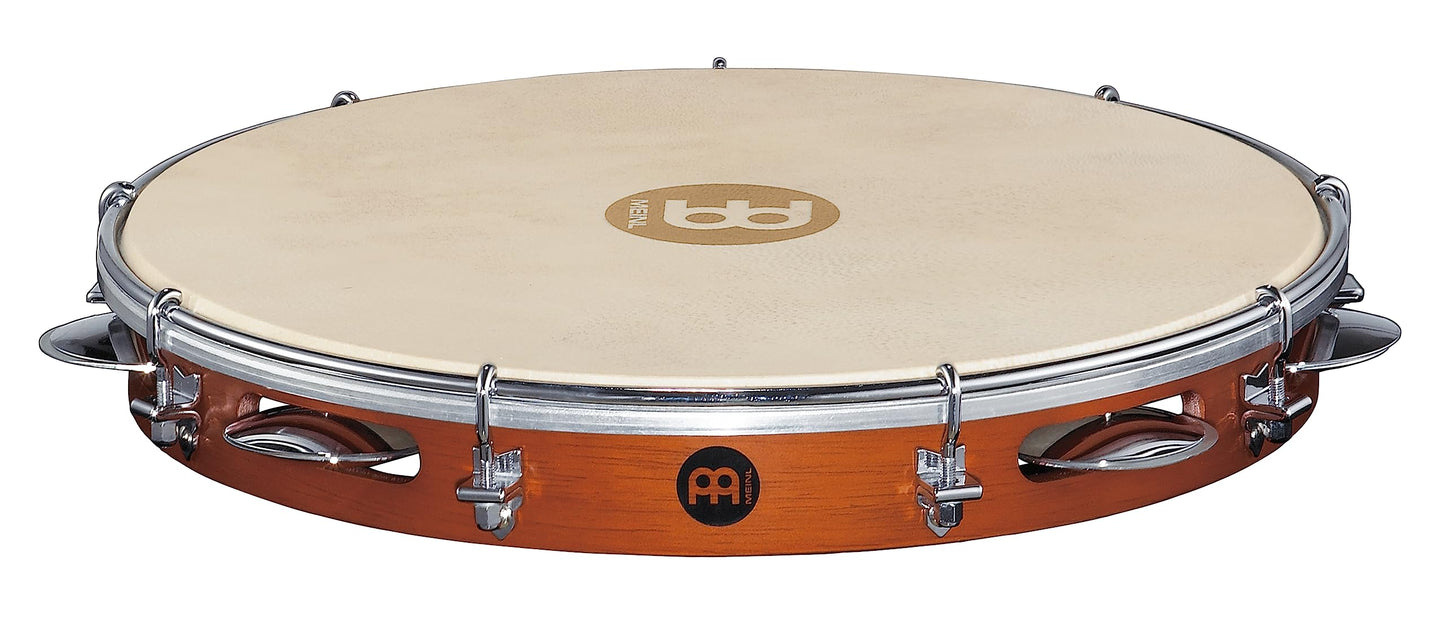 Meinl Percussion 12'' Pandeiro With Traditional Frame And Chrome Plated Steel Jingles-Not Made In China-Tunable Goat Skin Head,