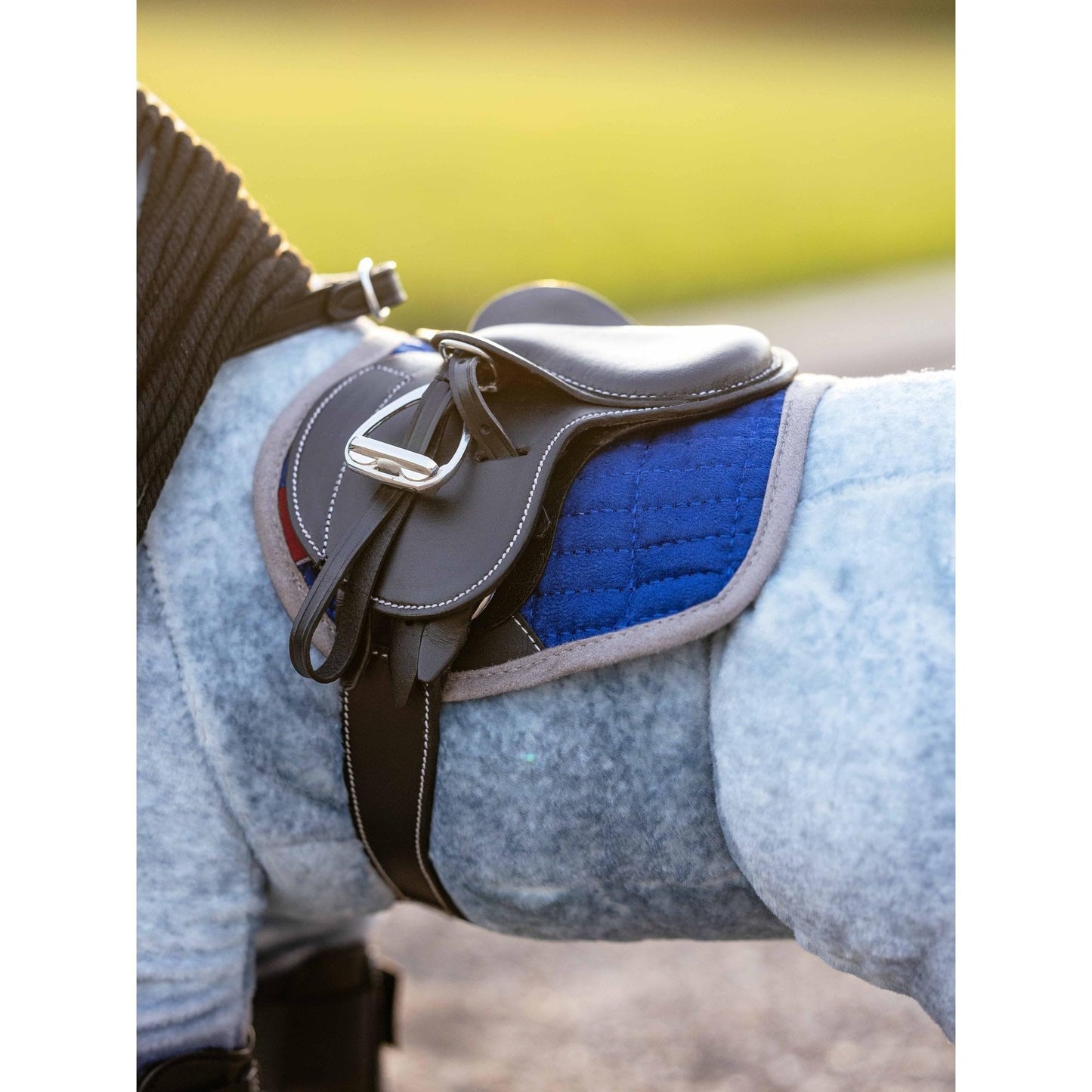 LeMieux Toy Pony Jump Saddle Pad for Toy Pony - Soft Suede & Cotton Lining - Suitable for Ages 3 Years + - Gift for Kids - Benet
